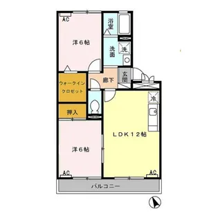 エクセレント高橋【2階】の間取り