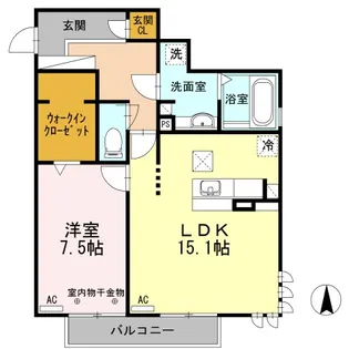 サステイナブルハウス【1階】の間取り