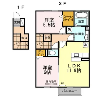 フォレスト A【2階】の間取り
