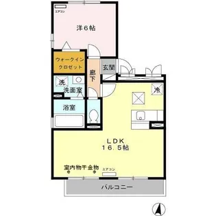 AL RESCHA(アルレスカ)【1階】の間取り