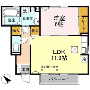 WIT(ウィット)【1階】の間取り