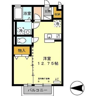 ウィル・K【201号室】の間取り