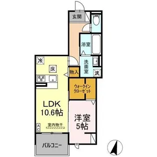 DIOSPERSIMMON長泉 I棟【1階】の間取り