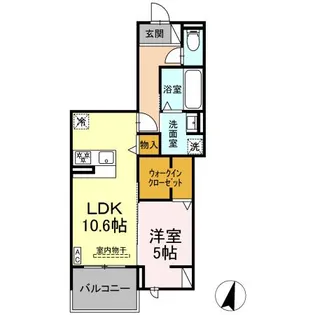 DIOSPERSIMMON長泉 I棟【3階】の間取り
