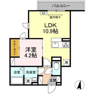 Dーcrinum 下土狩【2階】の間取り