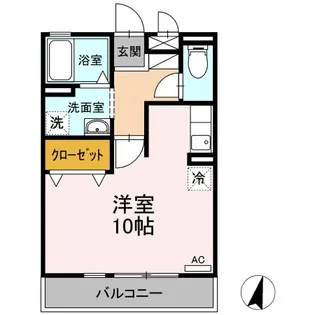 ドミールさつき【2階】の間取り