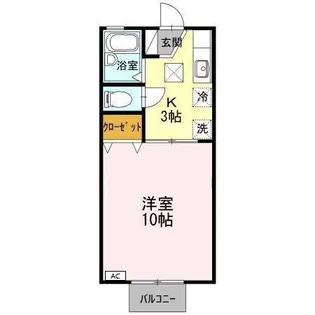 ジュネス92【1階】の間取り