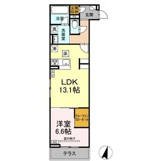 (仮称)DーROOM三島市東本町分譲賃貸PJ【1階】の間取り