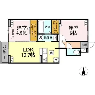 Casa Takekura【1階】の間取り