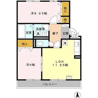 ルナ ジュイエ【3階】の間取り