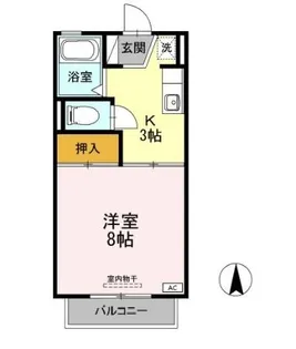 セジュール【2階】の間取り