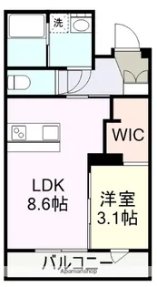 マンハッタンパレス【1階】の間取り