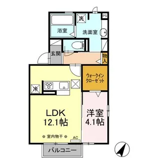 長久保テラス【1階】の間取り