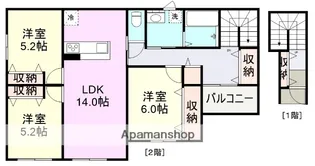 CORE MISHIMAⅡ【2階】の間取り