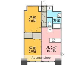 静岡県沼津市白銀町【マンション】の間取り