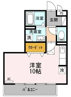 ジュネス【3階】の間取り
