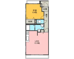 ソレイユ ノール【2階】の間取り