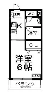 ランドマーク3【3階】の間取り