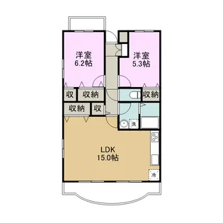 アルストロメリア【1階】の間取り