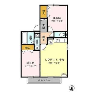 マーメゾン和田【1階】の間取り