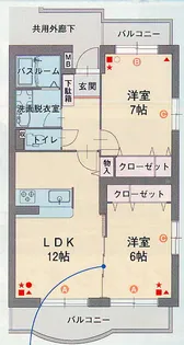 アビタシオンA【3階】の間取り