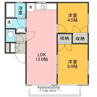 リラ サンフィール【2階】の間取り
