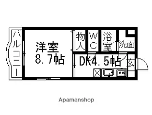 サクセス三清【1階】の間取り