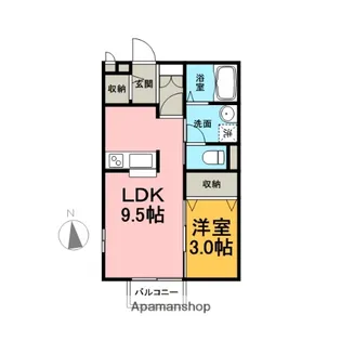 グランヴィーブル【2階】の間取り
