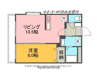 グランスイート【3階】の間取り