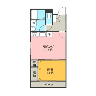 アビターレ上土狩【2階】の間取り