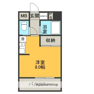 コスモコート寿町【201号室】の間取り