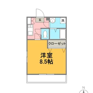 マレッサ【1階】の間取り