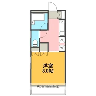 サンリーフ中田町【1階】の間取り