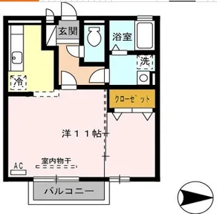 ボナール伏見【2階】の間取り