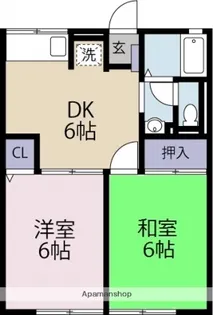 レトアイワザキ【2階】の間取り