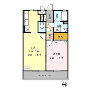花花五番館【2階】の間取り