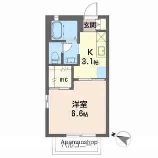 スウィートエンジェルⅡ【2階】の間取り