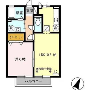 カーネリアン【1階】の間取り