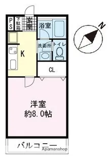 R−1TOKURA【105号室】の間取り