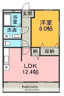 テルミオーネ【1階】の間取り