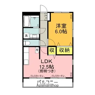 テルミオーネ【3階】の間取り