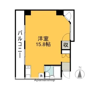 サザンカルナ【2階】の間取り