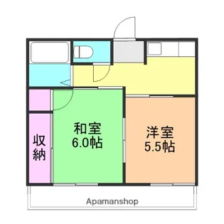ウチダ【2階】の間取り