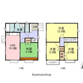 静岡県三島市徳倉5丁目【一戸建】の間取り