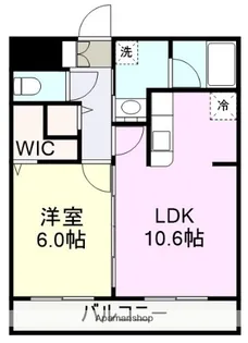 タウンコート【3階】の間取り