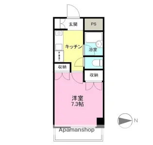 第2渡辺ビル【4階】の間取り
