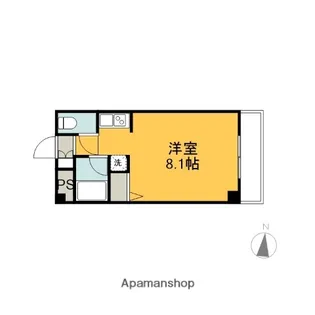 ランドマーク2【3階】の間取り