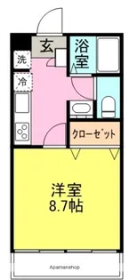 ステラコート下賀茂【103号室】の間取り