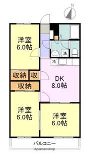 ストークハウス亜紀【2階】の間取り