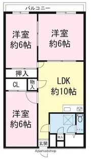 ストークハウス亜紀【2階】の間取り